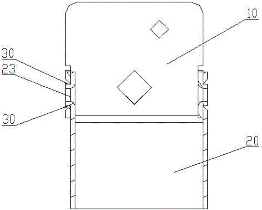 Grating fixing device