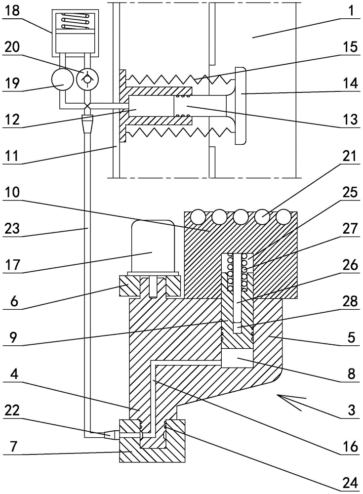 A marine container positioning guide rail device