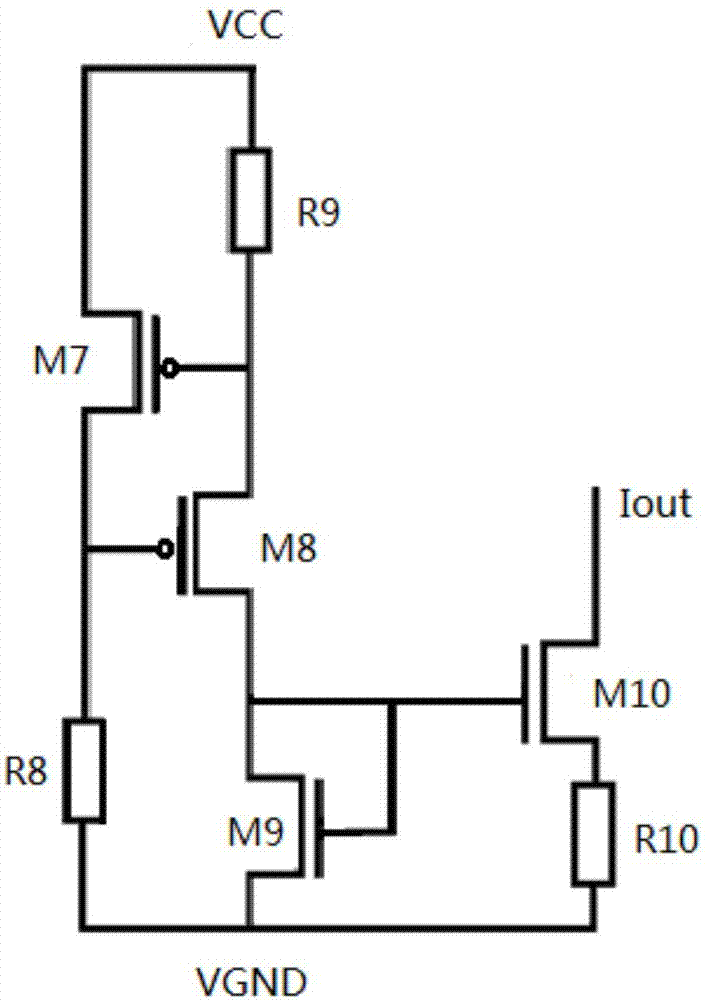 Low-temperature-drift current source circuit insensitive to power source