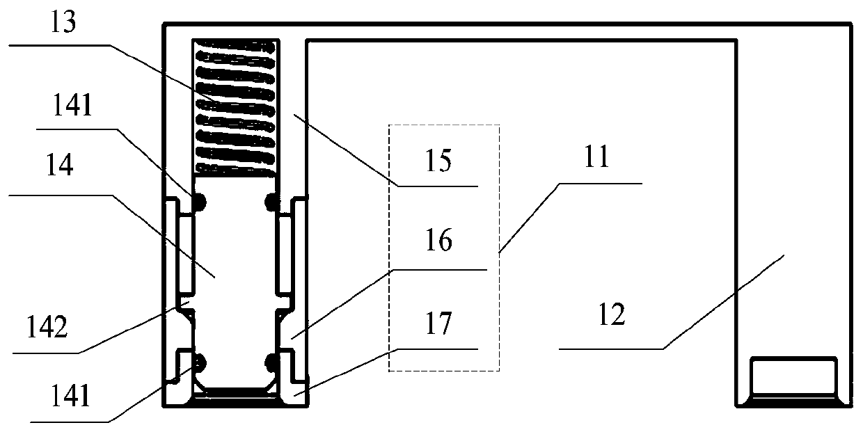 Electrical connection structure of pluggable battery cabinet