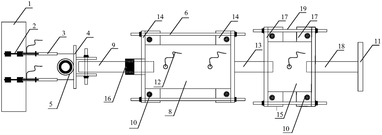 A kind of micro pile horizontal static load test device and method