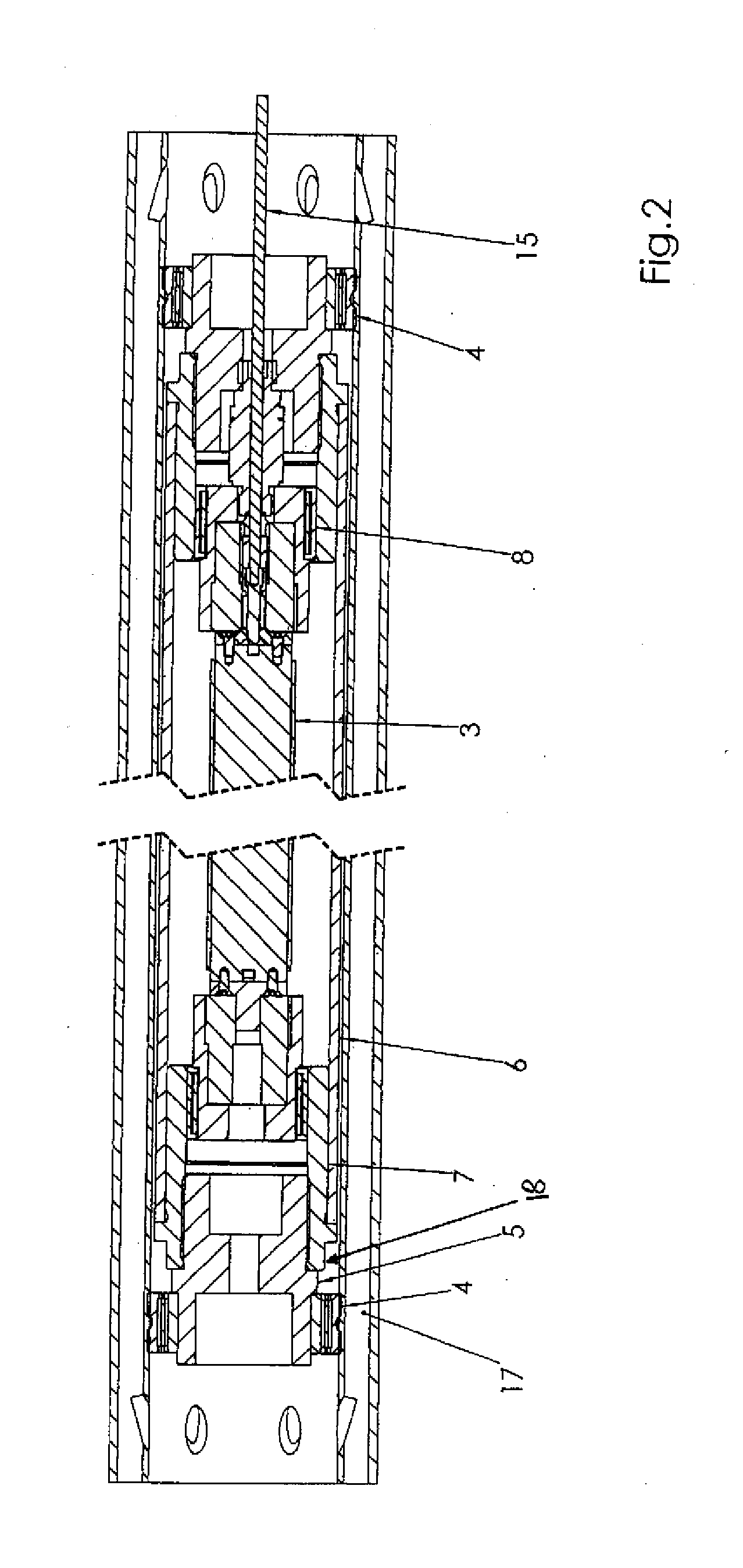 Dual pipe rod assembly section, horizontal drilling device and probe housing