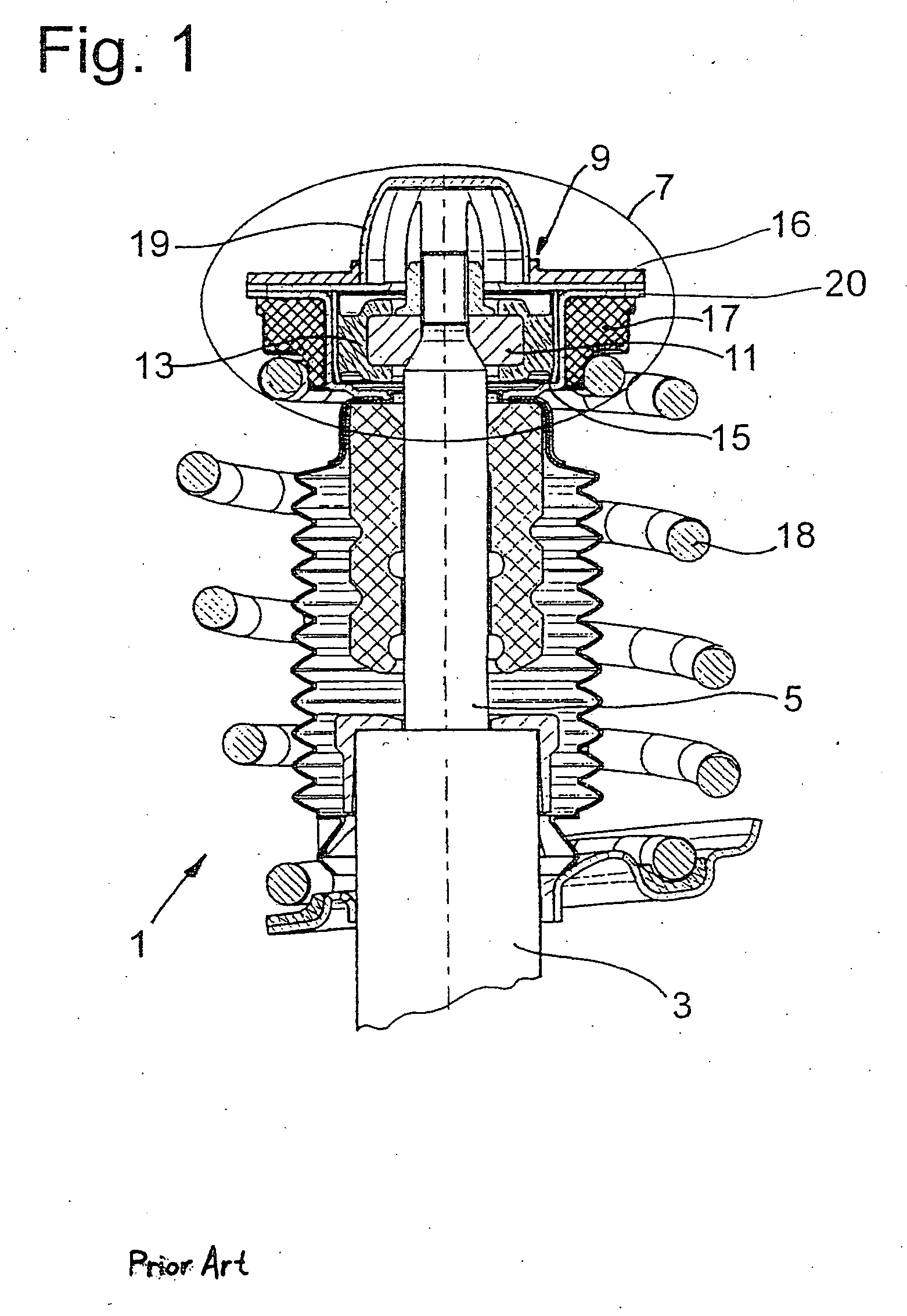 Mounting assembly for a vibration damper