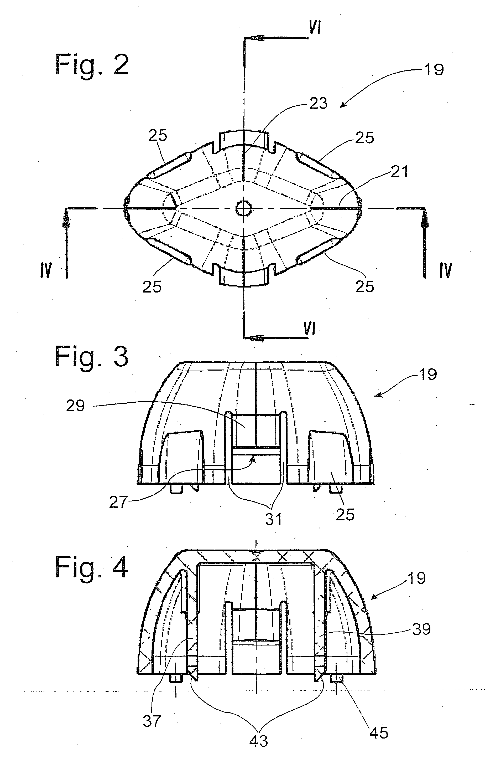 Mounting assembly for a vibration damper
