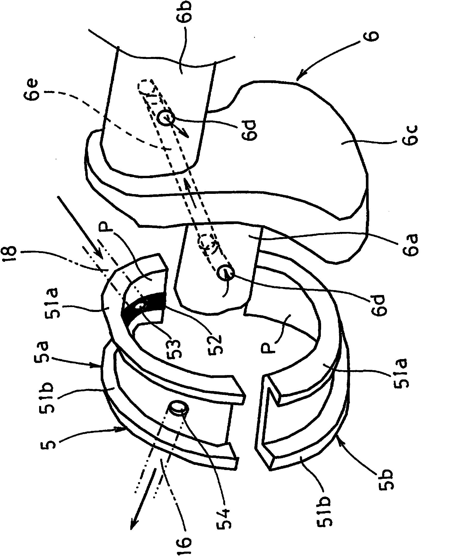 Piston cooling structure