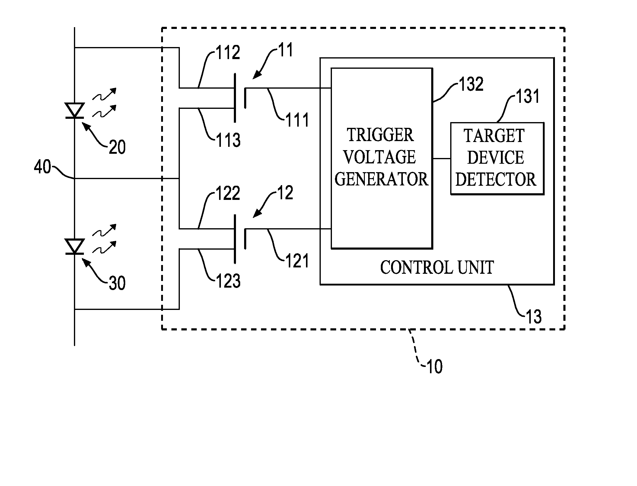 Shunt protection module and method for series connected devices