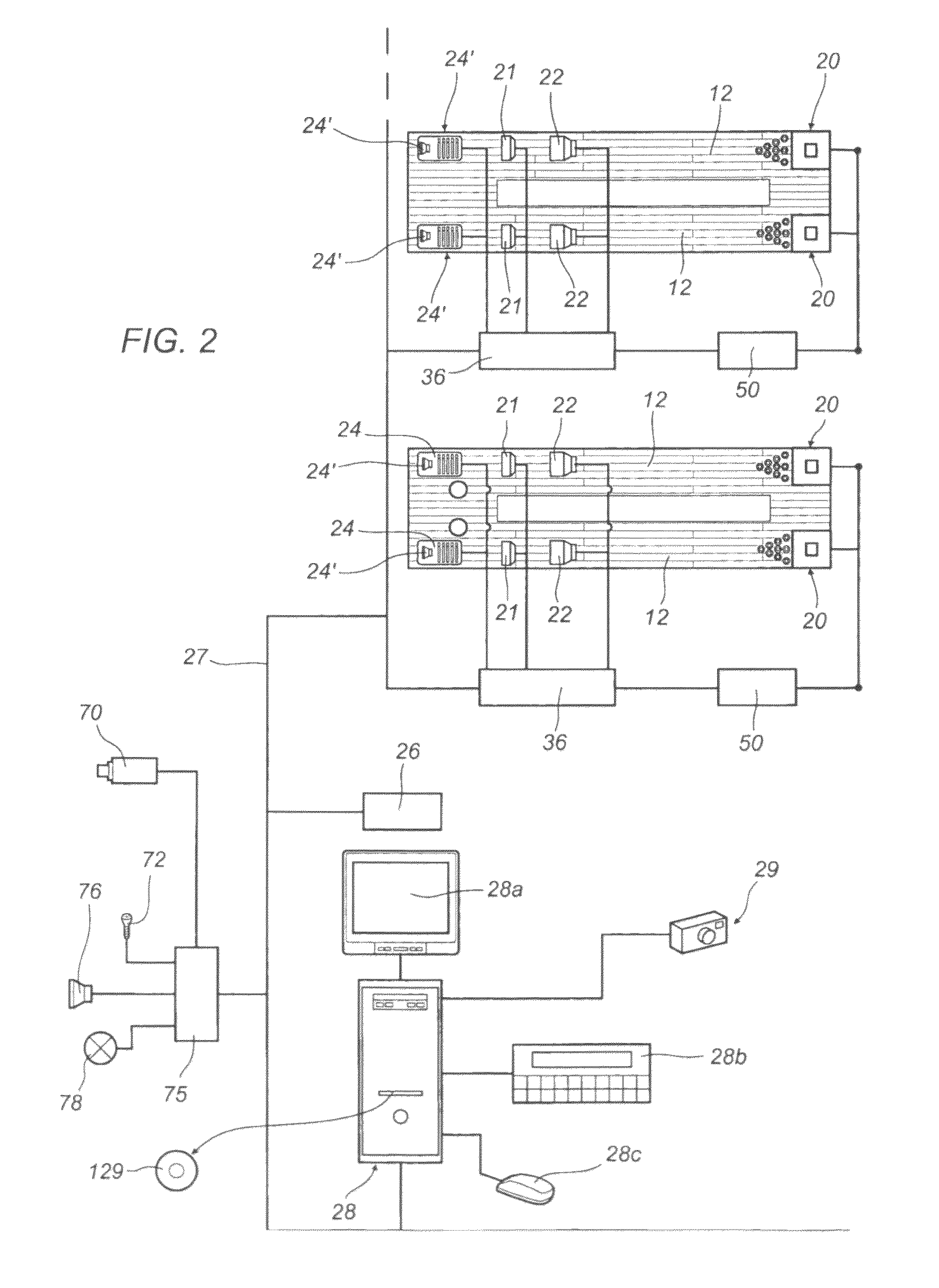 Process and apparatus for managing signals at a bowling alley or the like
