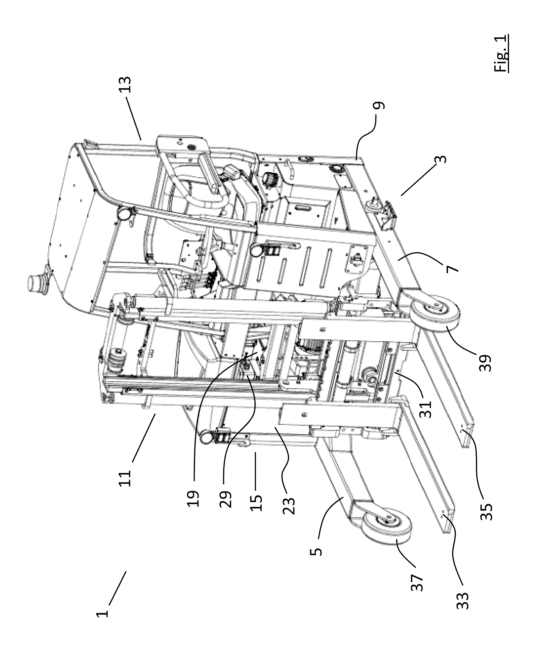 Piggyback forklift truck and method of operating same