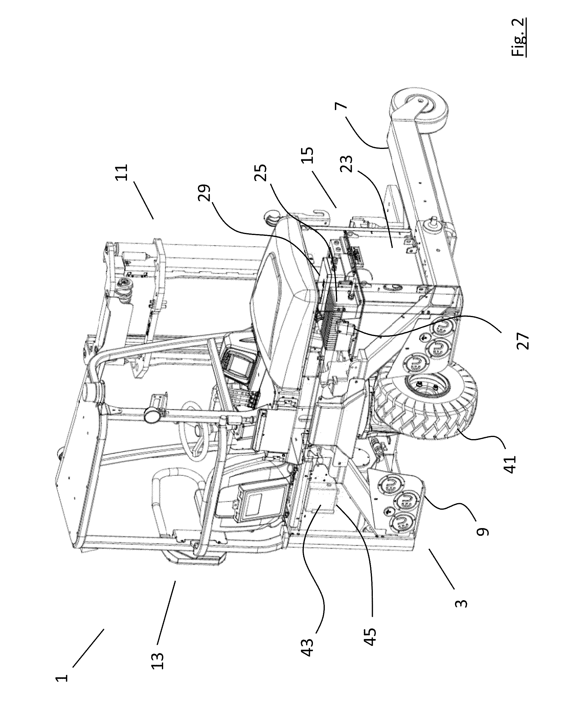 Piggyback forklift truck and method of operating same