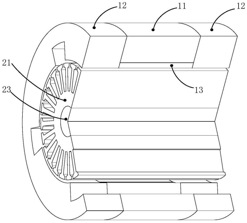 External rotor flywheel pulse synchronous generator system