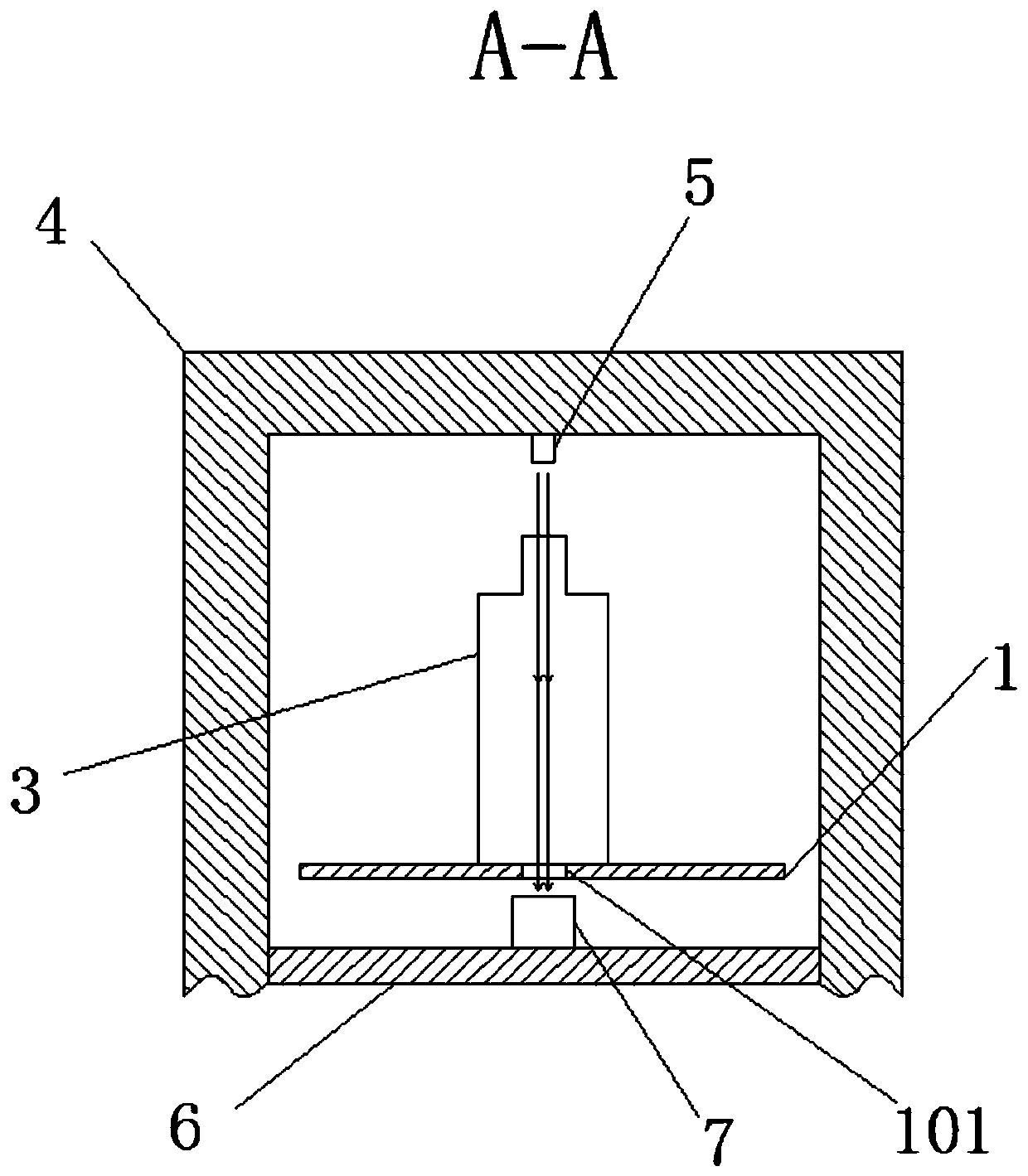 Plastic bottle classifying and recycling device based on light element composition principle