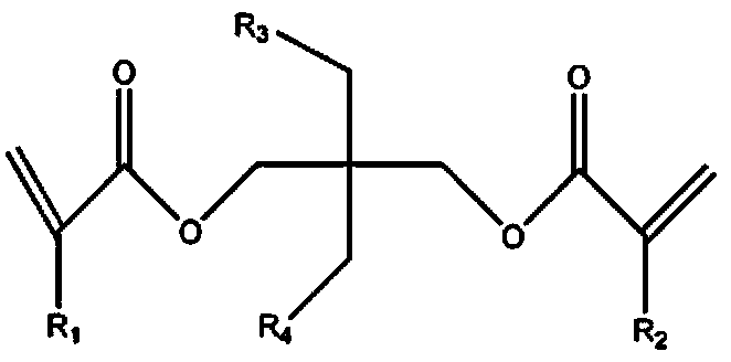 Low-viscosity high-reactivity low-volume-shrinkage modified pentaerythritol acrylate and preparation method thereof