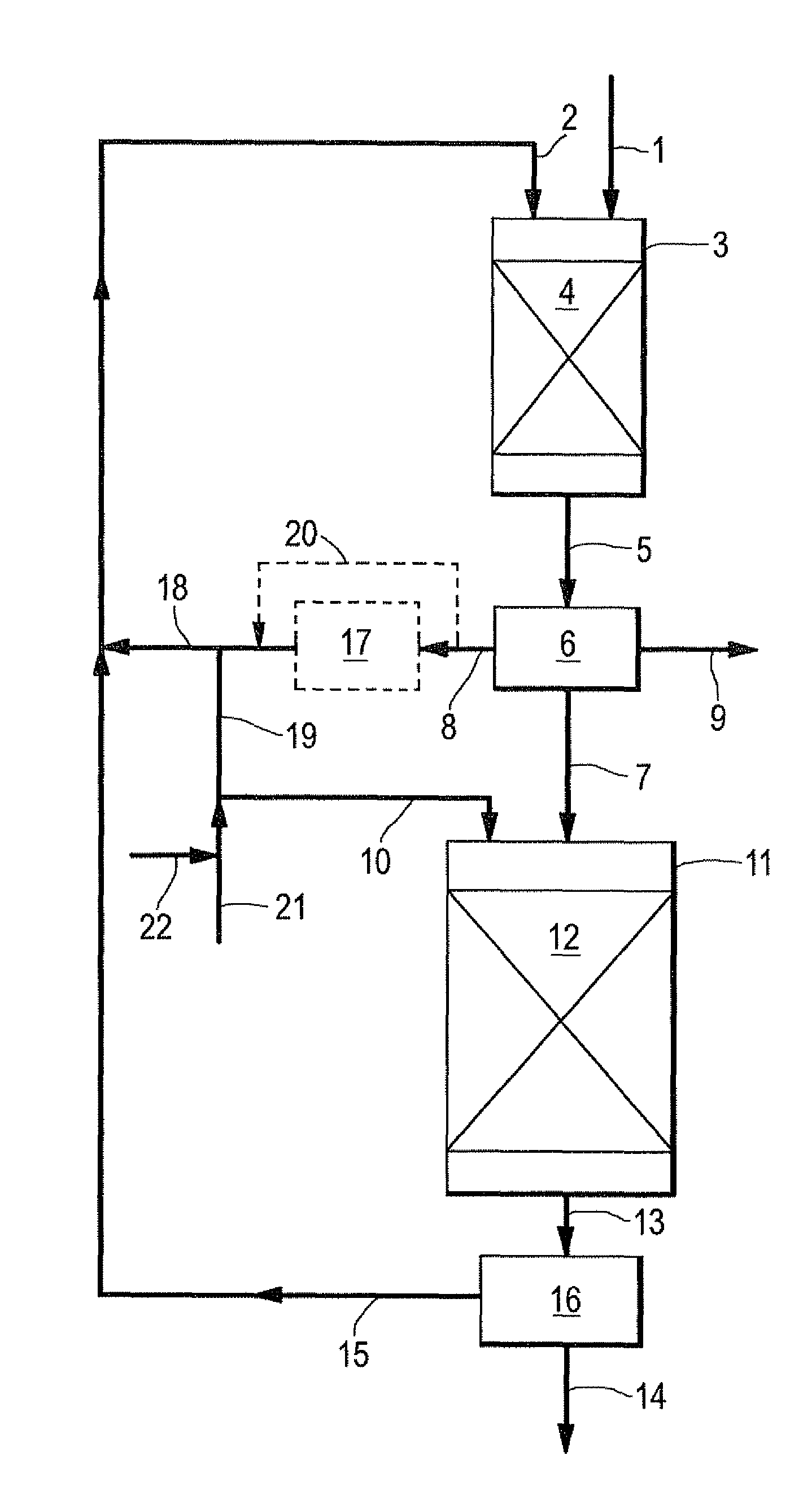 Process for producing paraffinic hydrocarbons