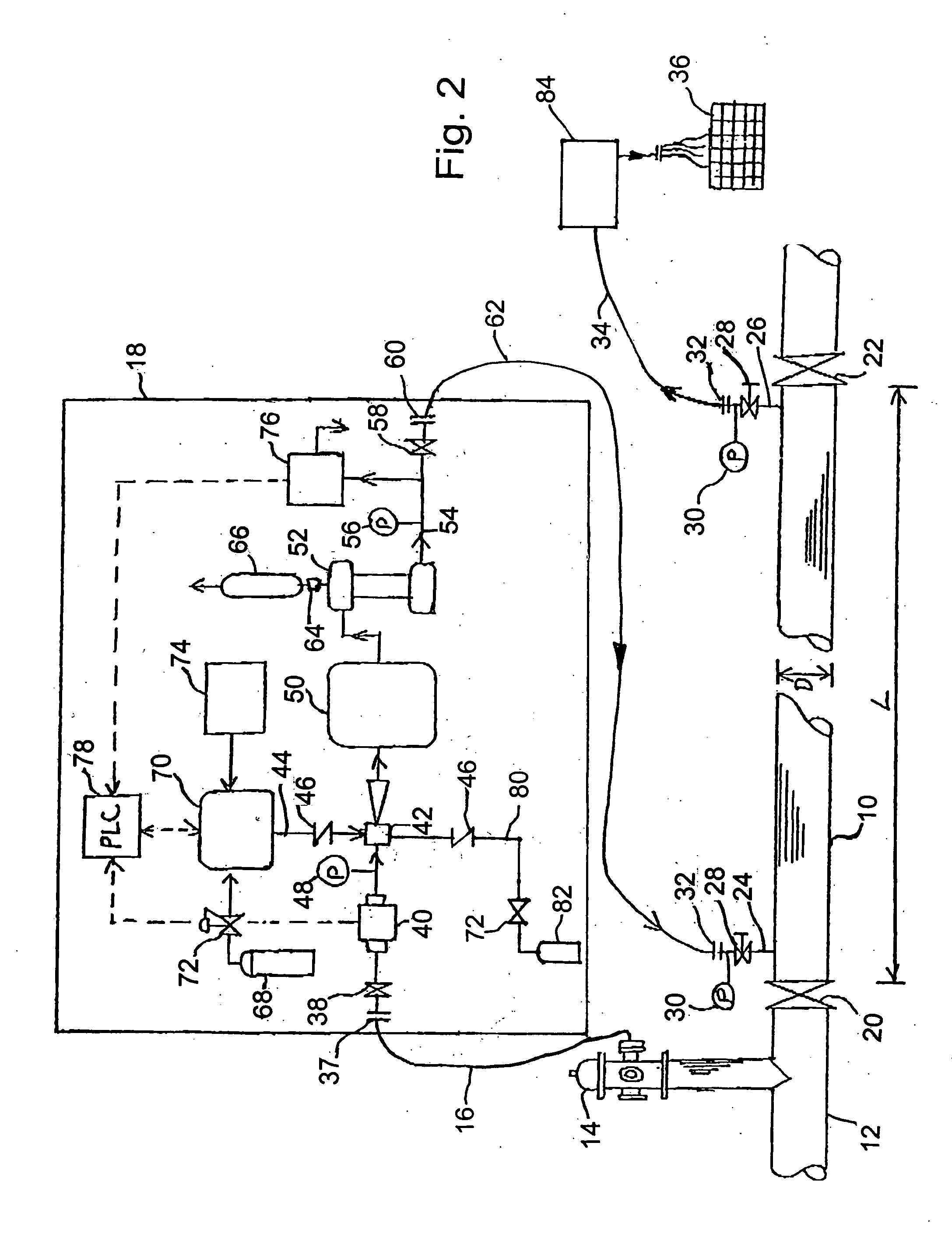 Method and apparatus for ozone disinfection of water supply pipelines