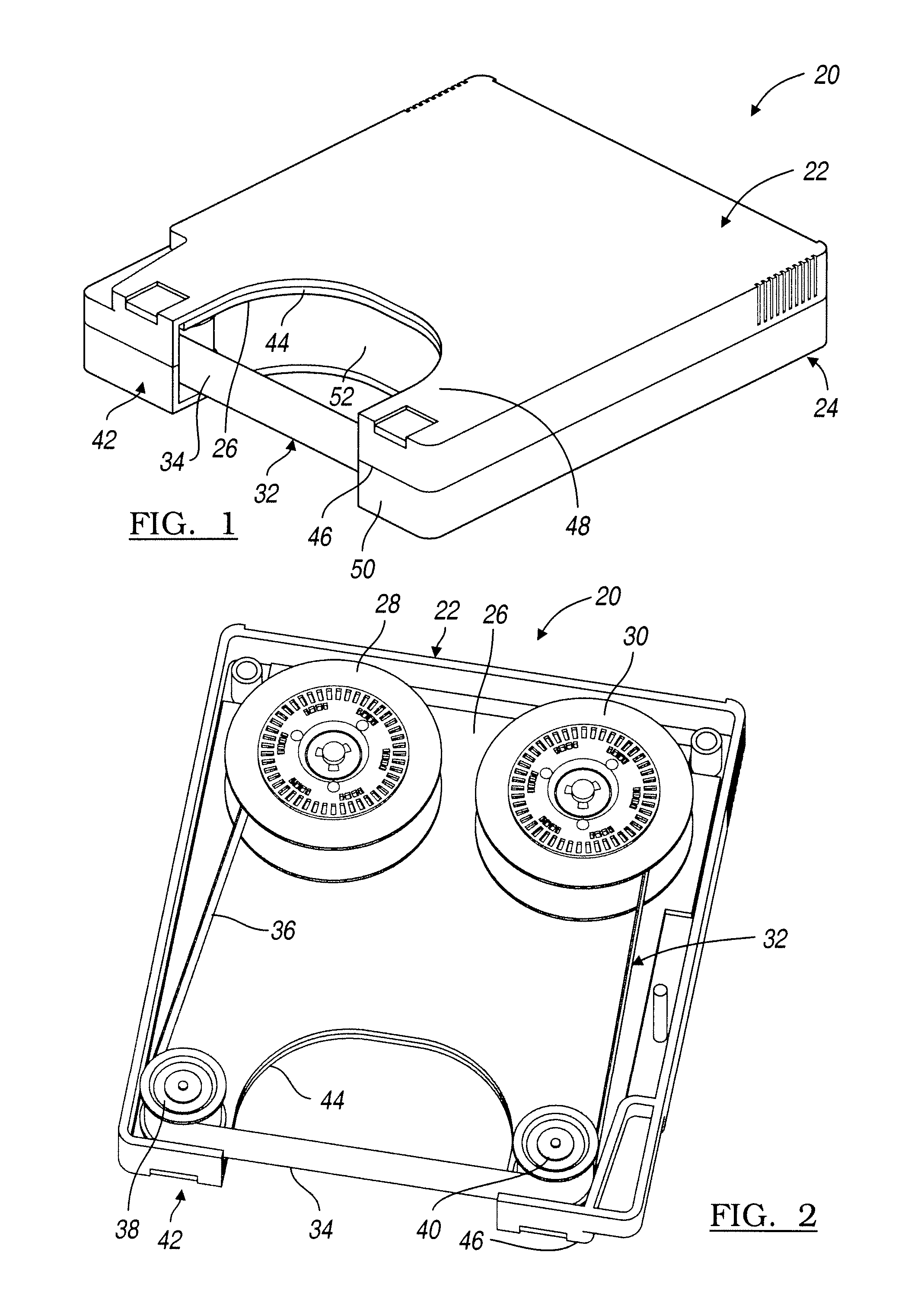 Dual sided tape storage device and dual sided tape drive