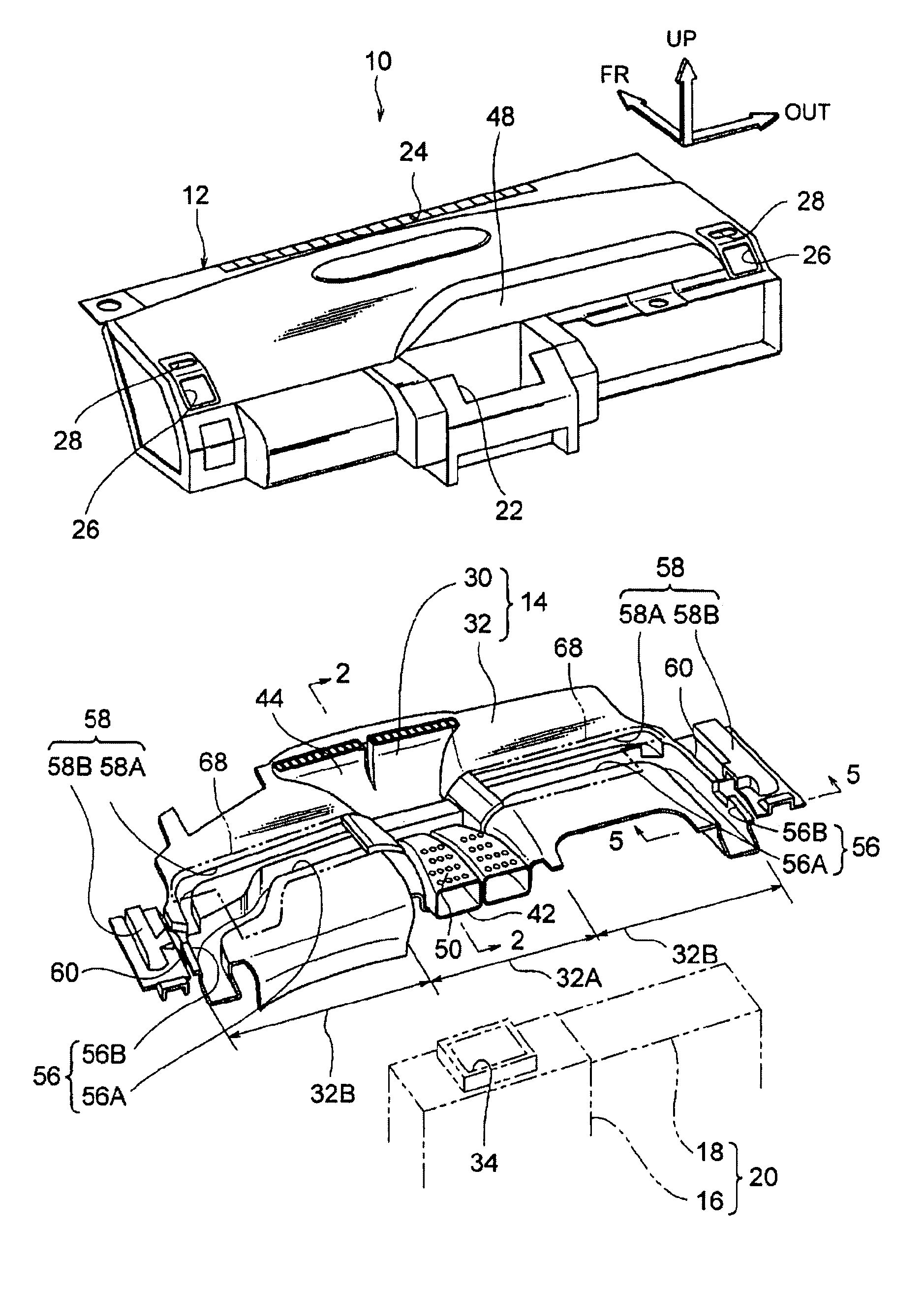 Vehicle instrument panel