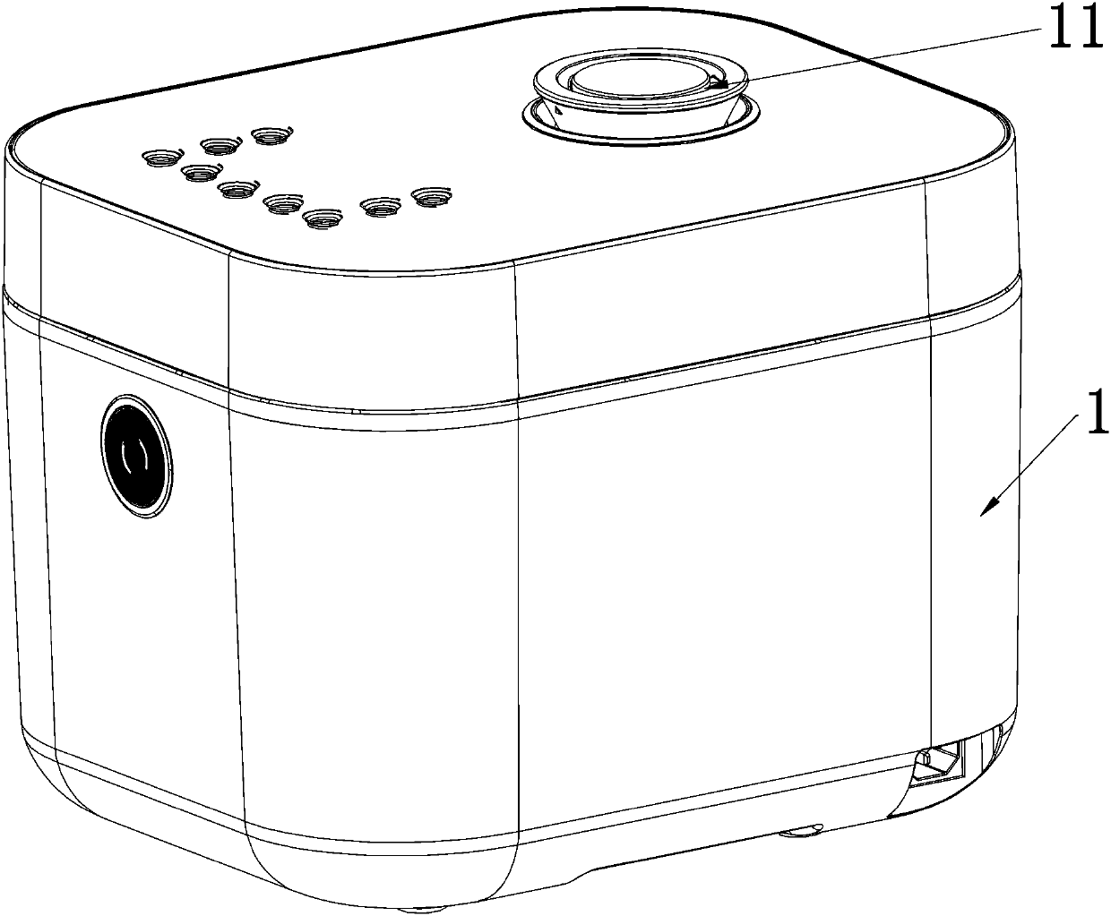 Electric cooker with sugar content reducing effect