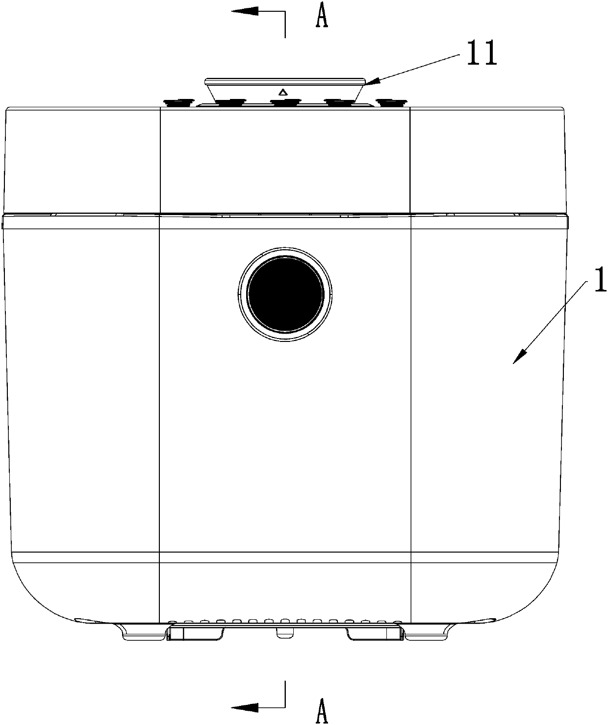 Electric cooker with sugar content reducing effect