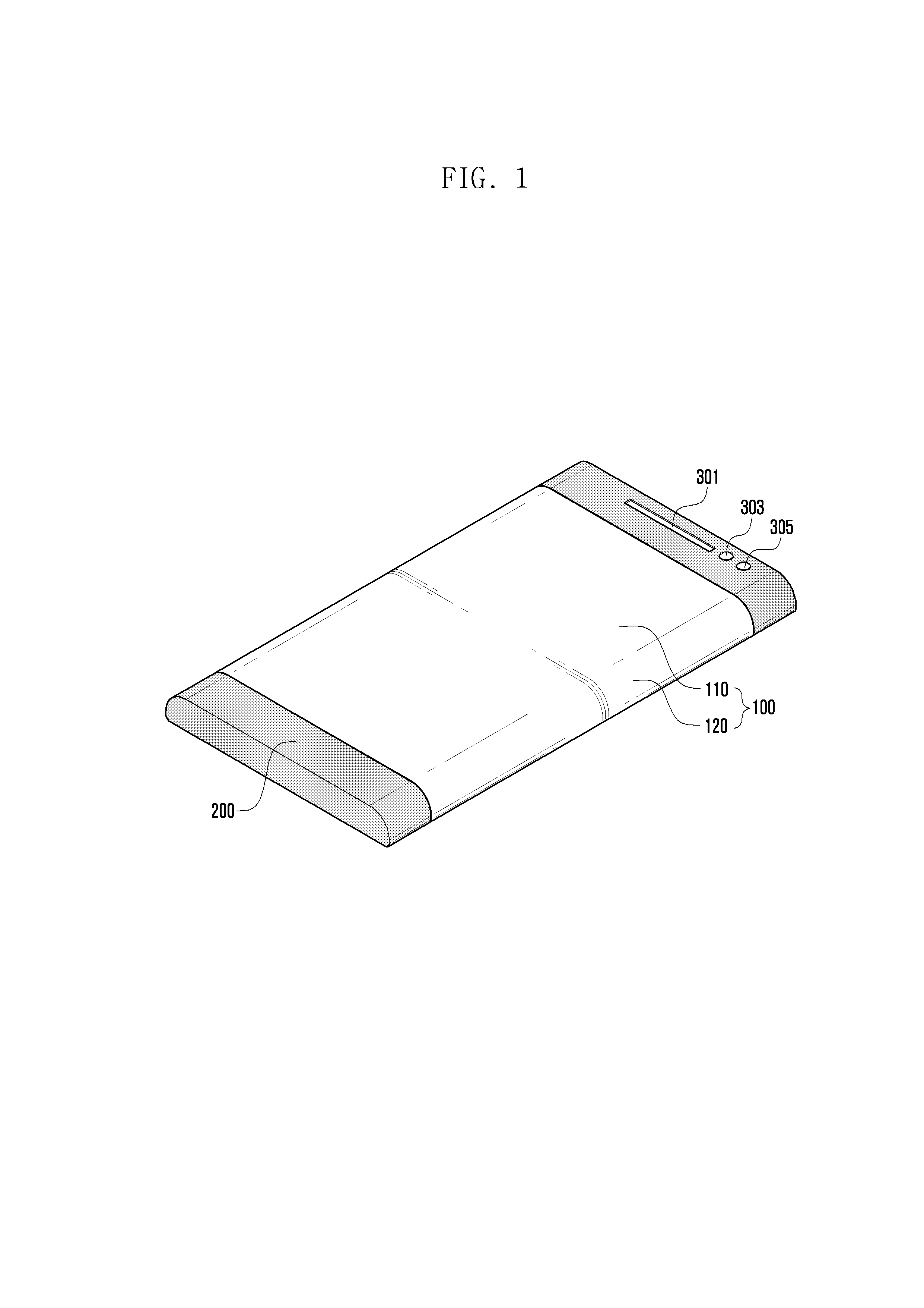 Method and apparatus for providing event of portable device having flexible display unit