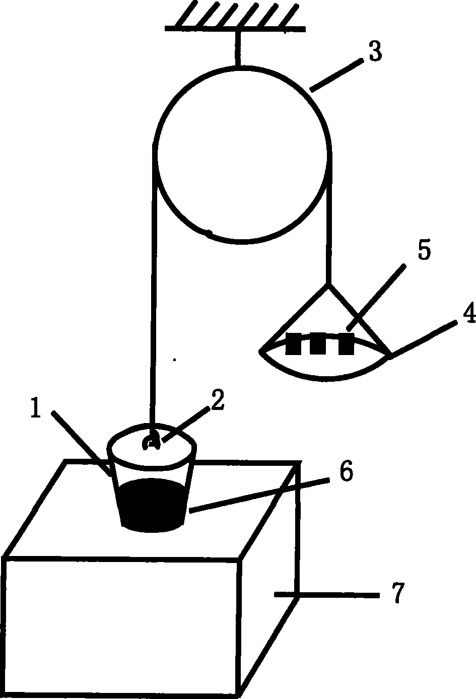 Device and method for testing rubber aggregate and cement stone interface binding intensity