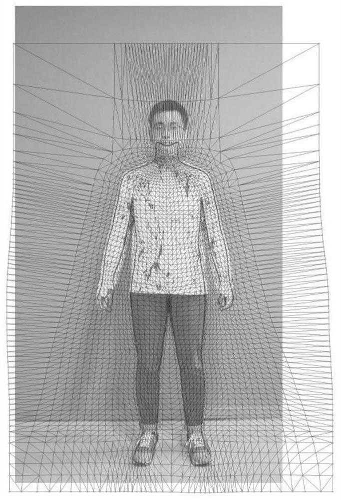 A method and system for generating human motion animation of two-dimensional virtual image