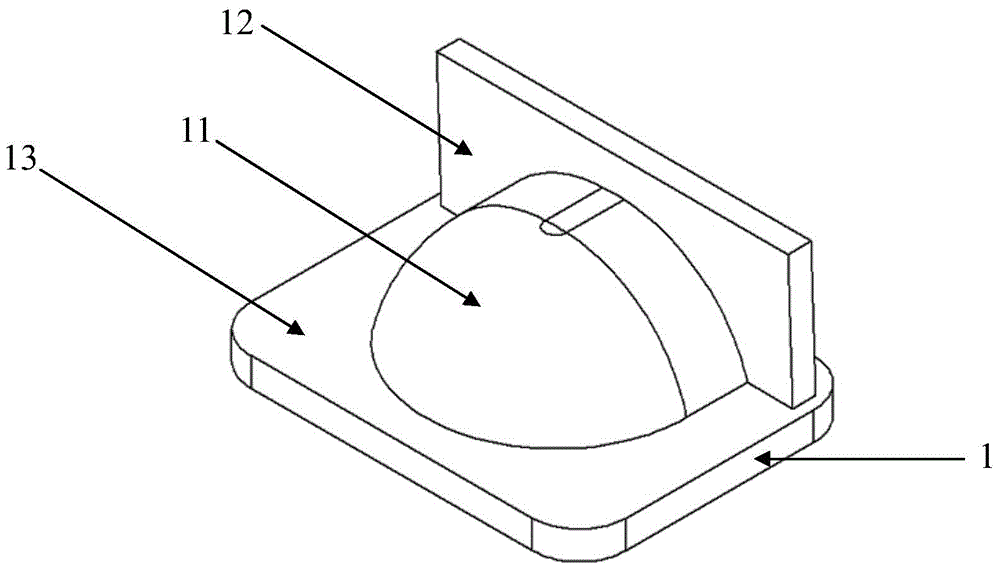 LED (light emitting diode) lens and lens module thereof