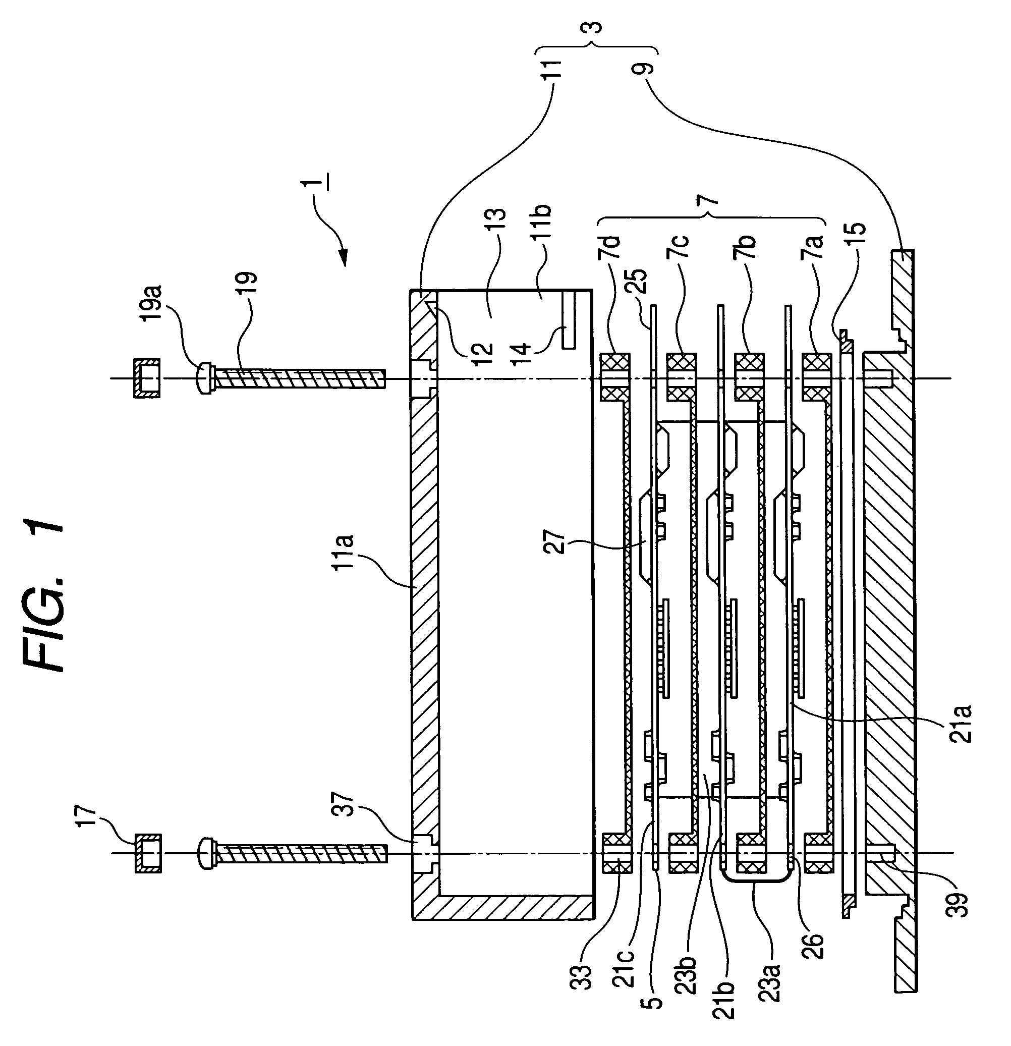 Multilayer electronic circuit device