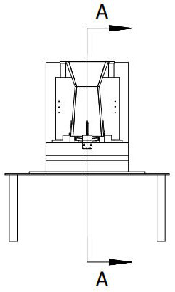 Municipal engineering concrete slump testing device