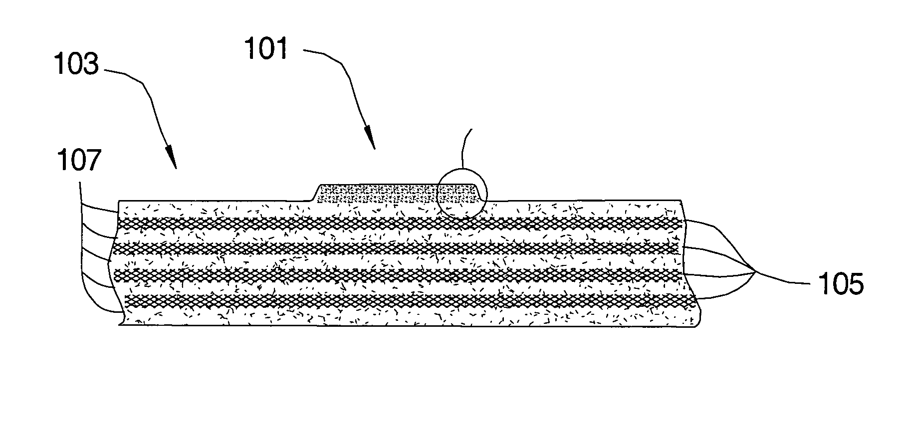 Heath monitoring method and apparatus for composite materials