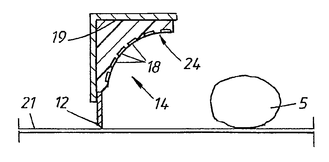 Device for rounding of dough pieces