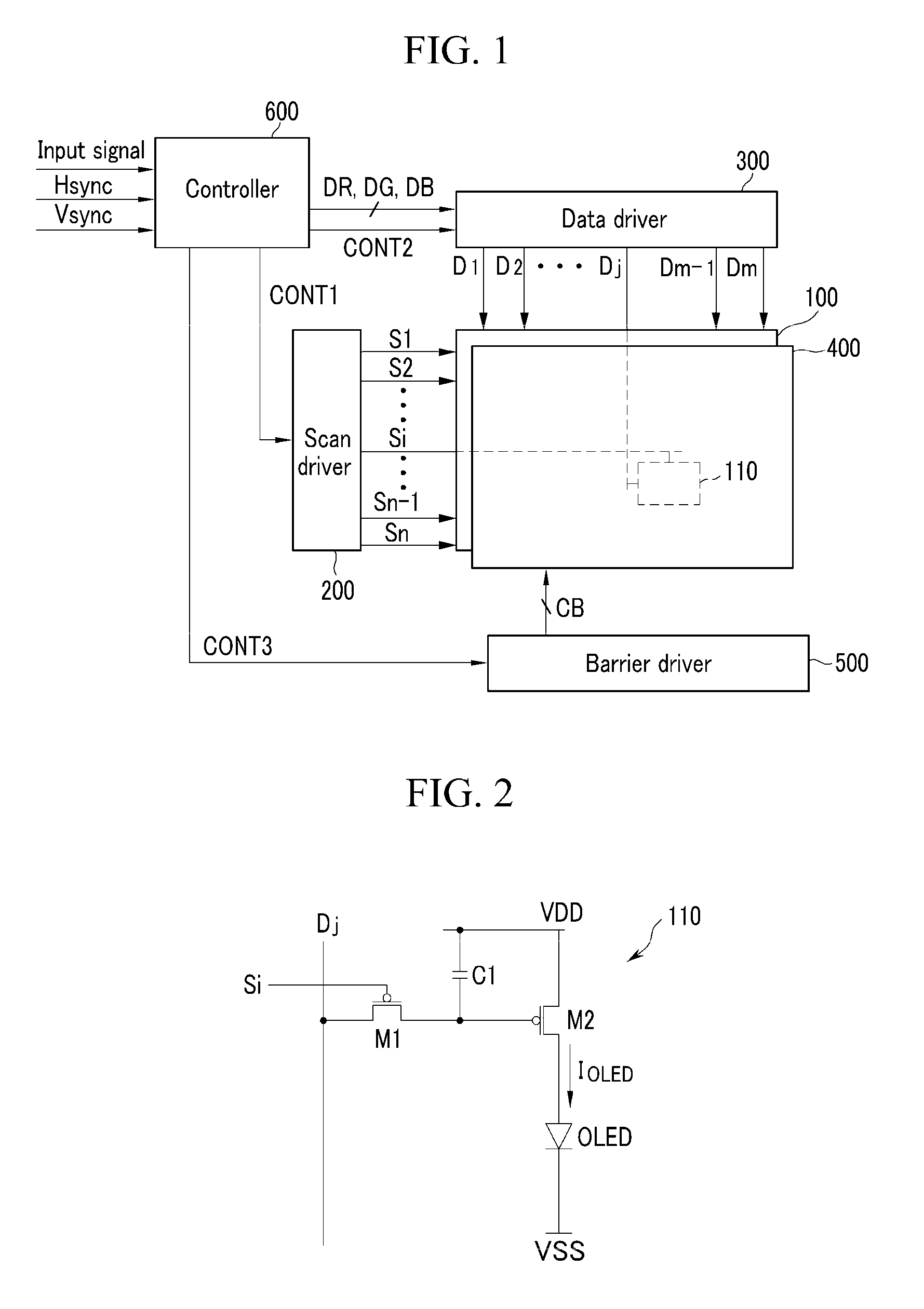 Electronic display device