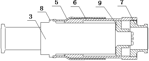 Integrated crushing buffer device