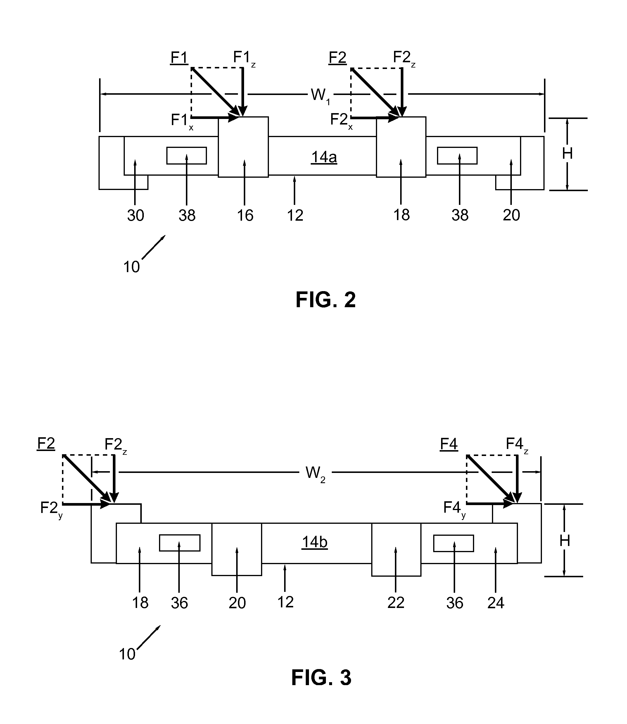 Load transducer and force measurement assembly using the same