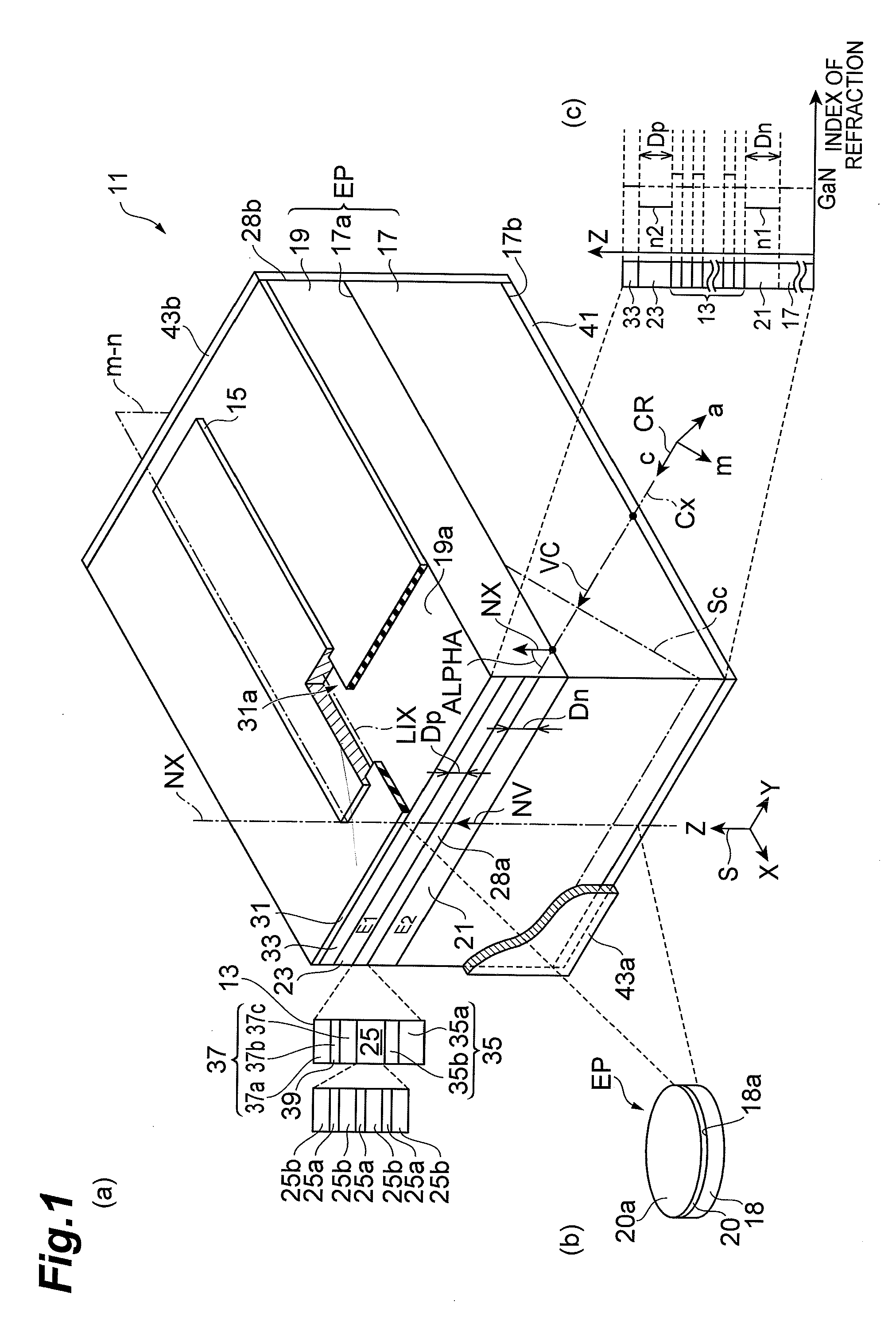 Group iii nitride semiconductor laser device, epitaxial substrate, method of fabricating group iii nitride semiconductor laser device
