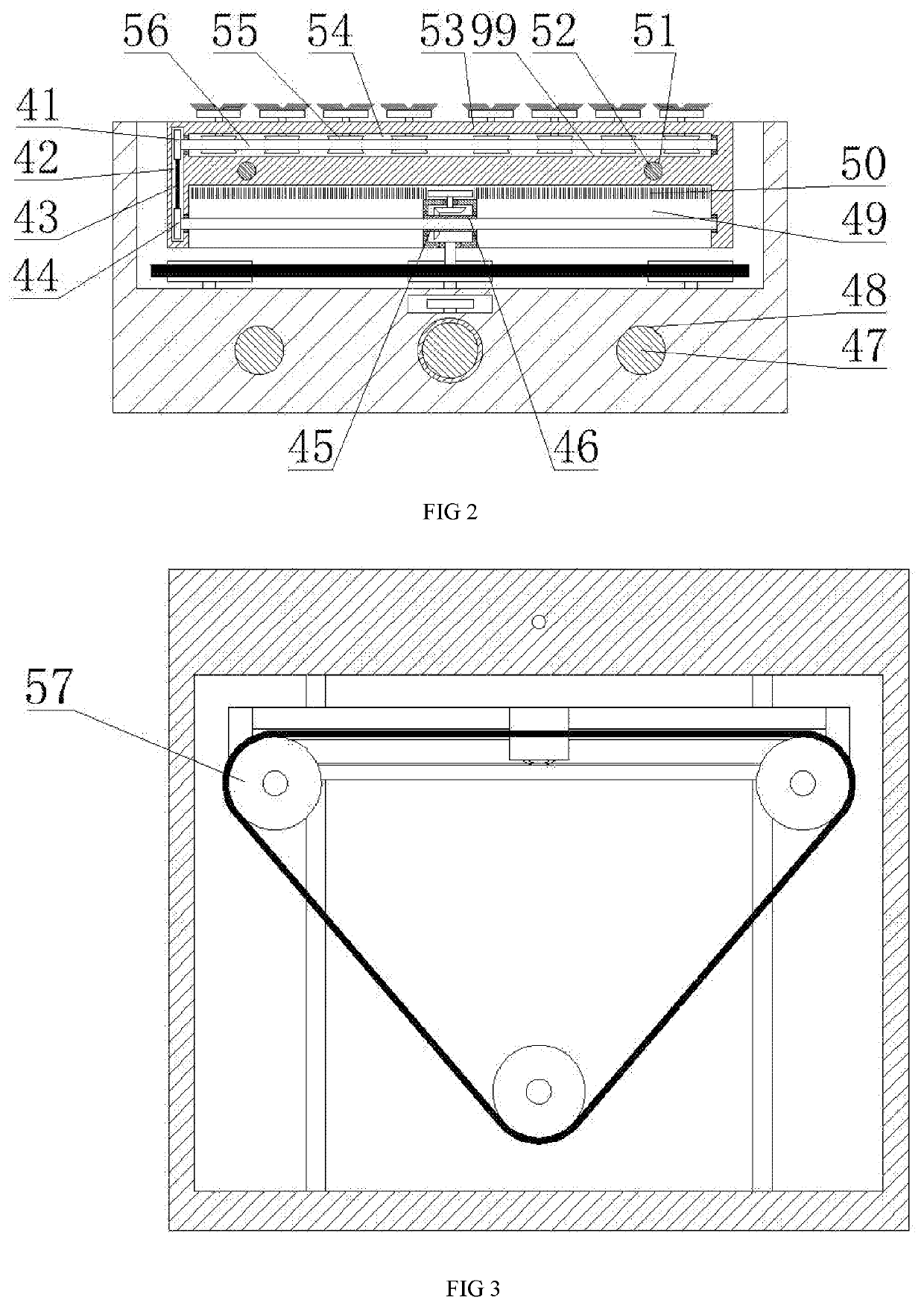 Glass cleaning apparatus with sterilization and degreasing function