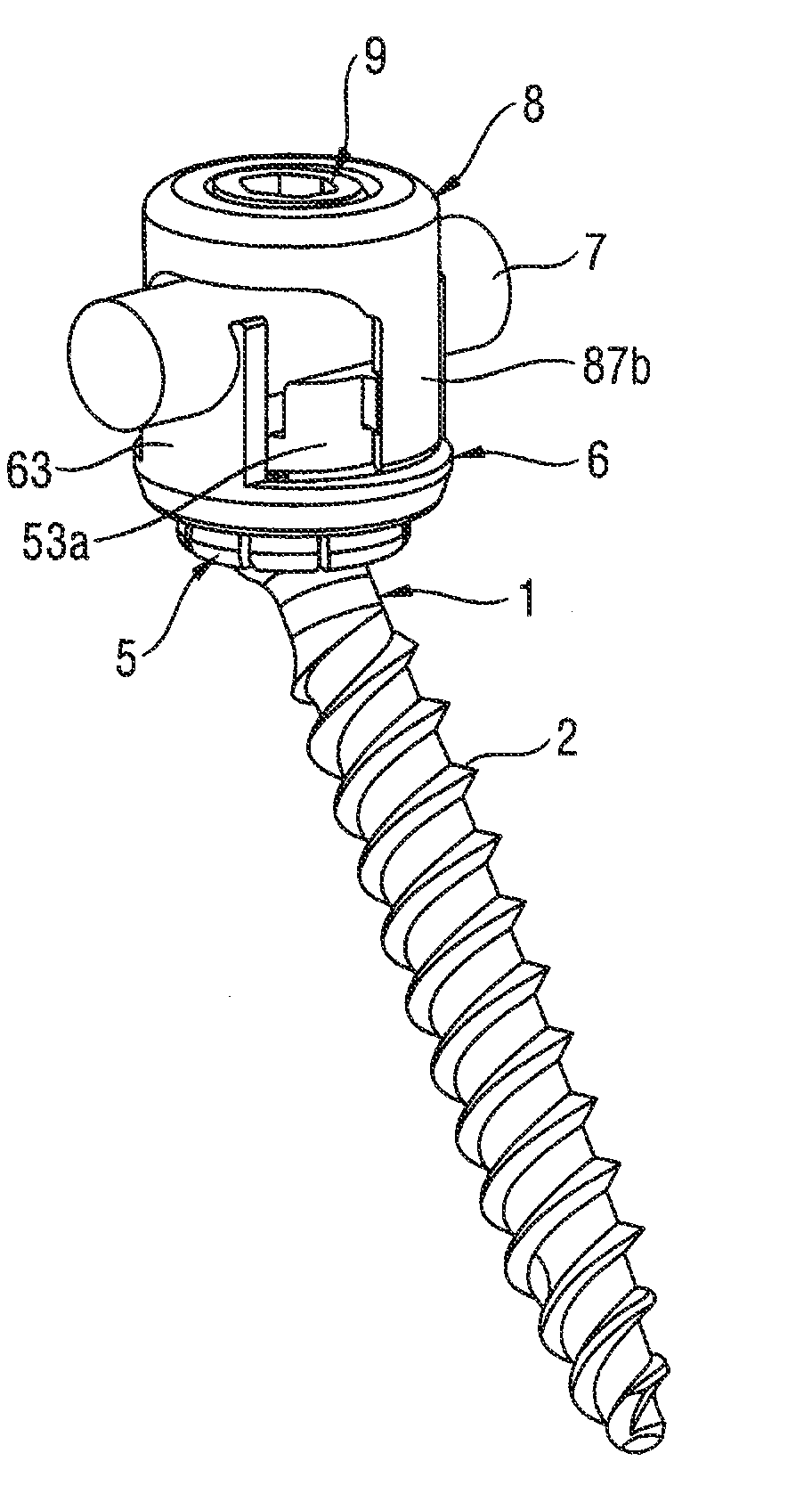 Polyaxial bone anchoring device