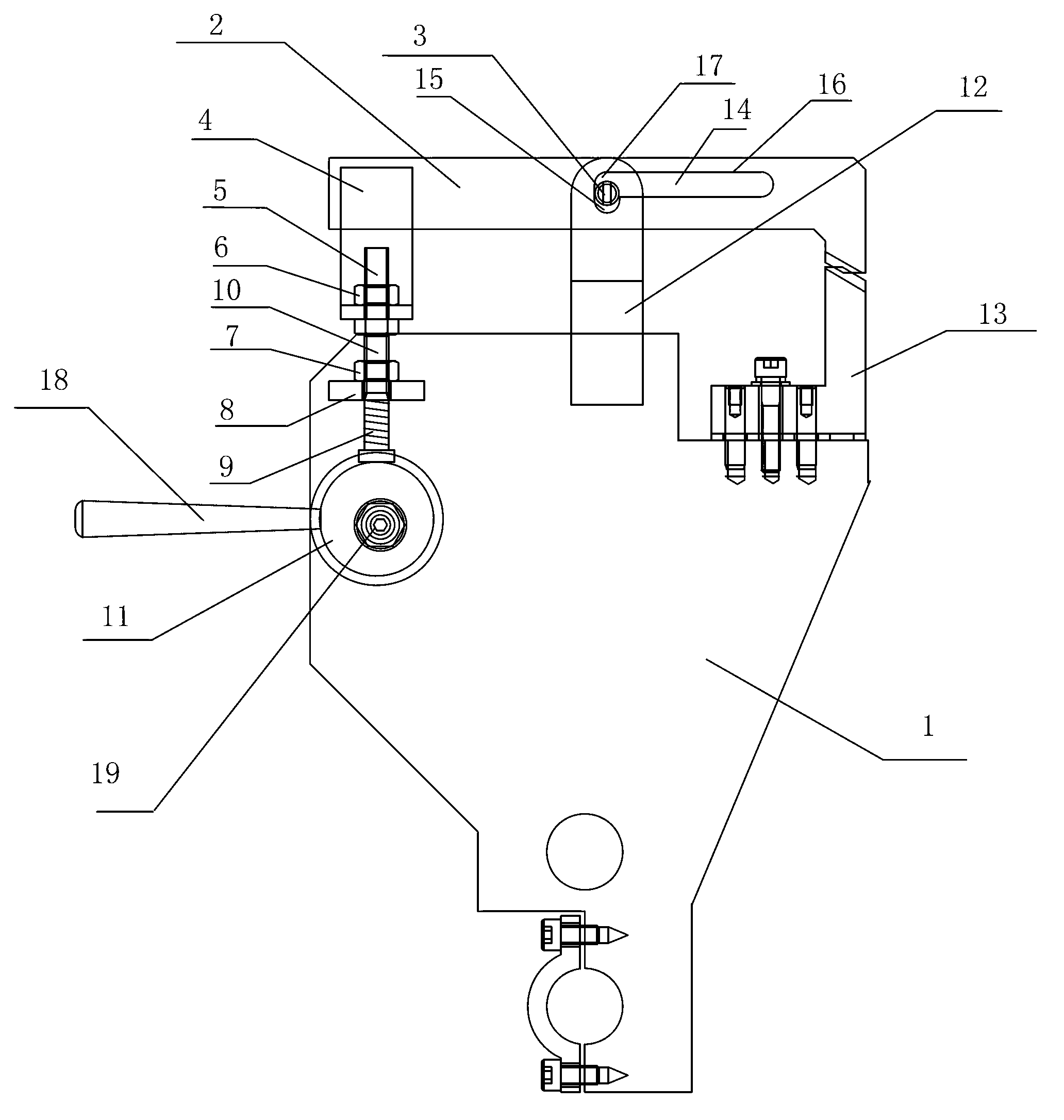 Pressure plate clamping structure of eccentric wheel - Eureka | Patsnap