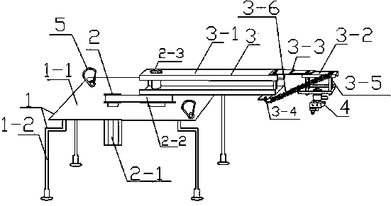 Stereoscopic copying water-jet cutting device