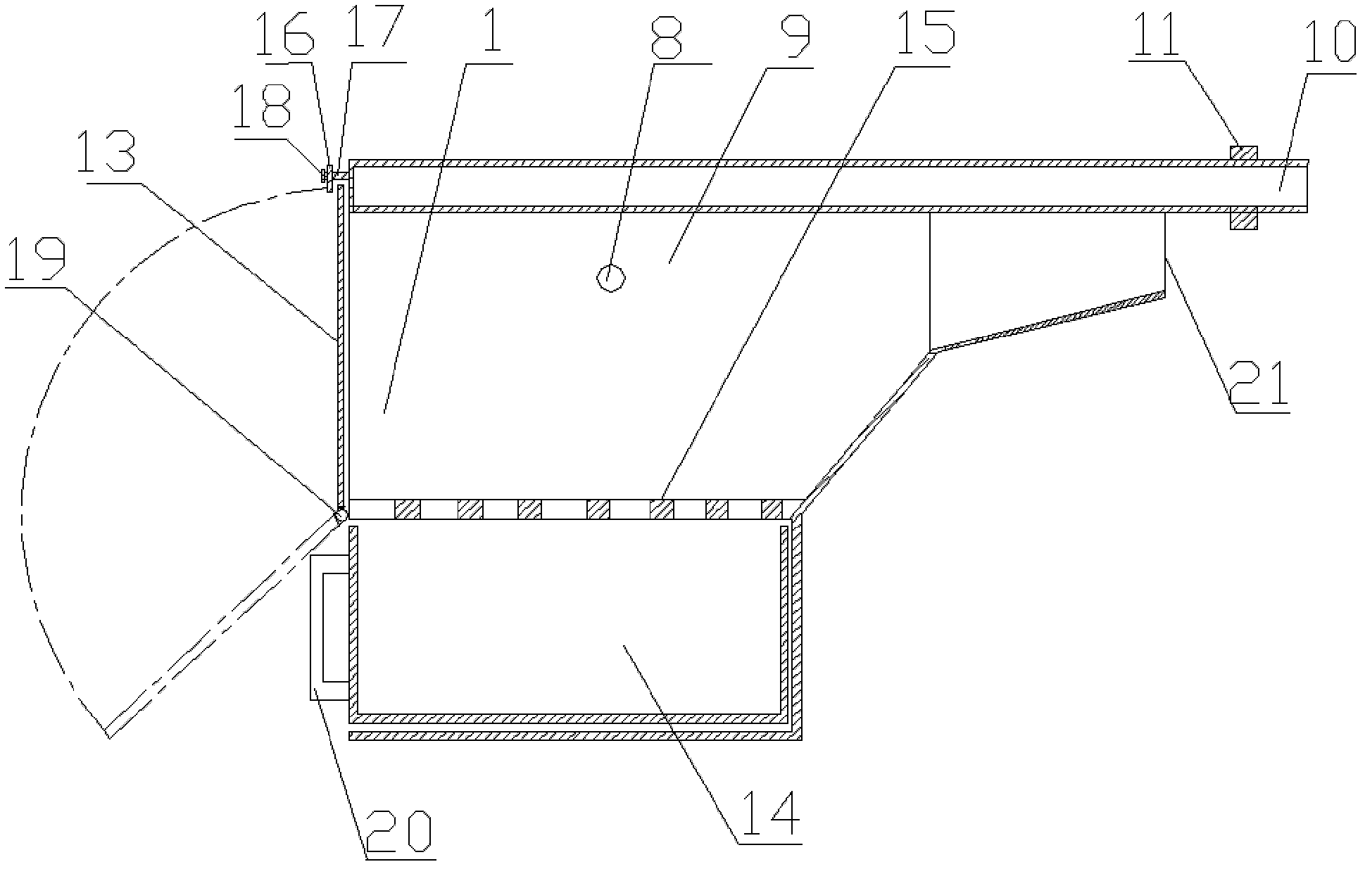 Heat accumulating type heated brick bed capable of supplying hot air
