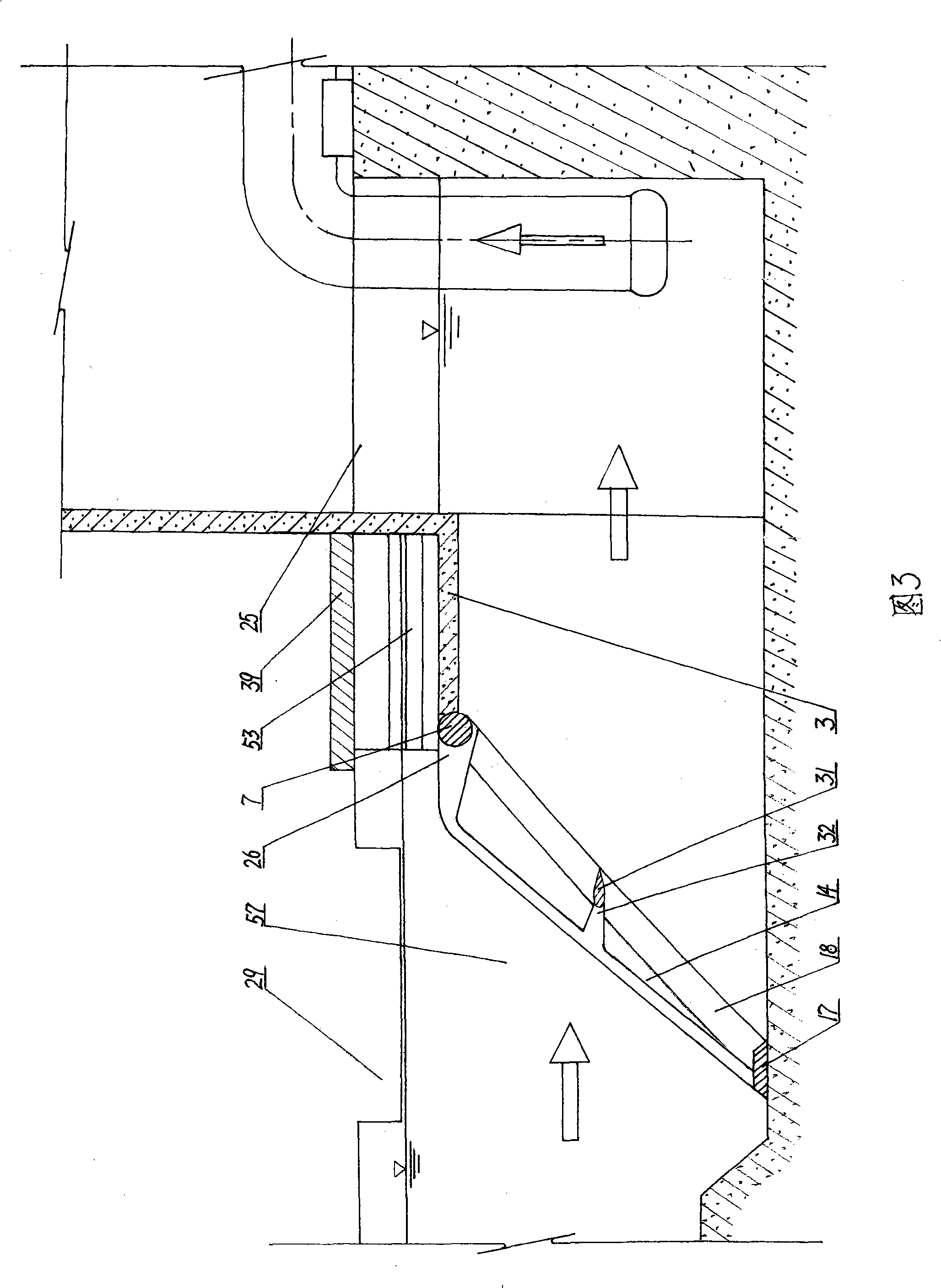 Full automatic pollution removing ice discharge apparatus