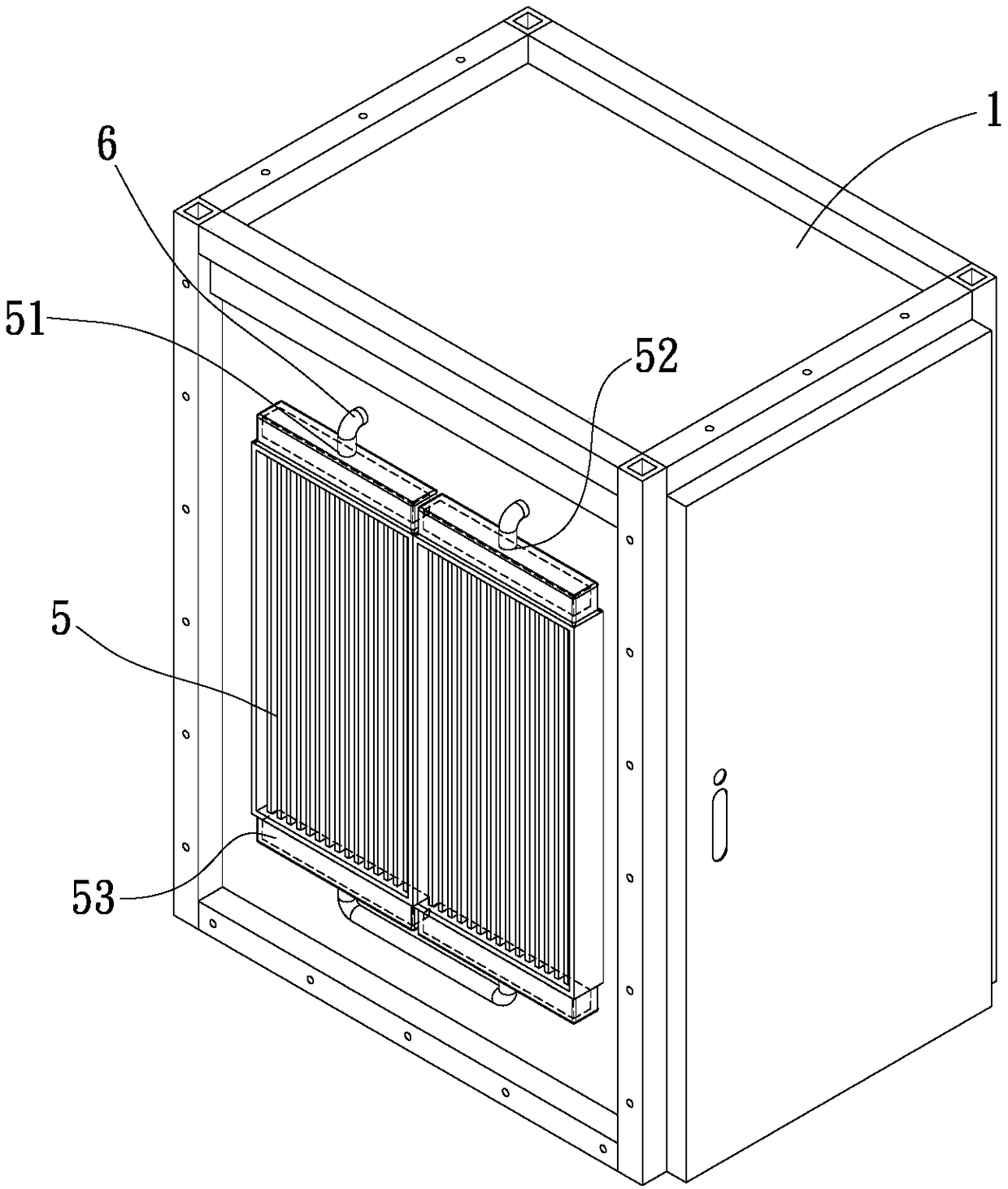 Heat dissipation cycle structure