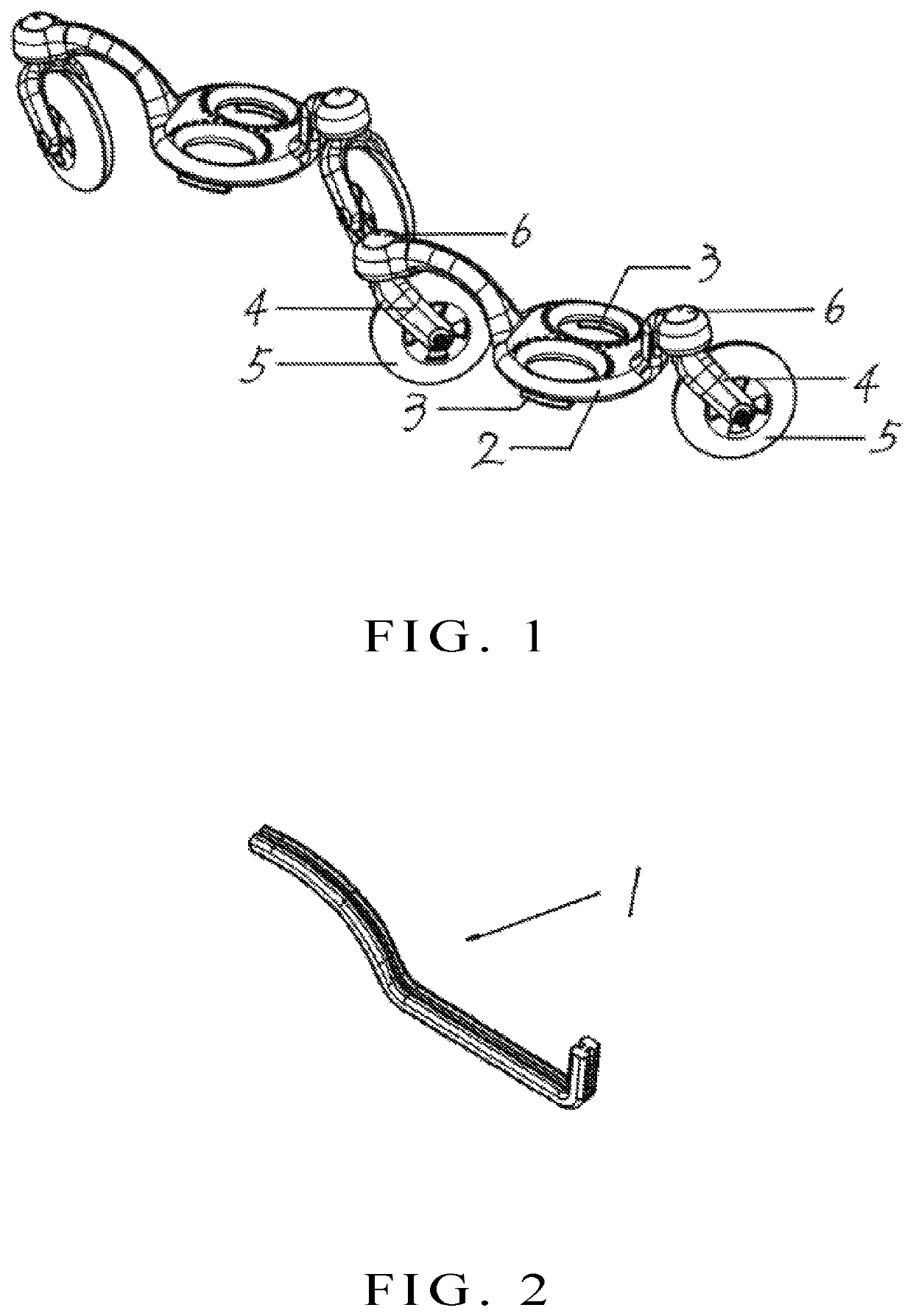 Swing roller skate with novel manufacturing process