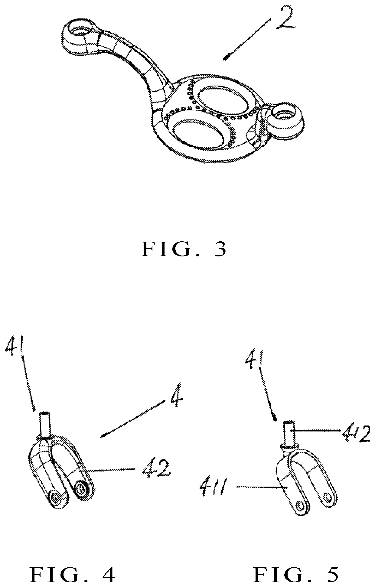 Swing roller skate with novel manufacturing process
