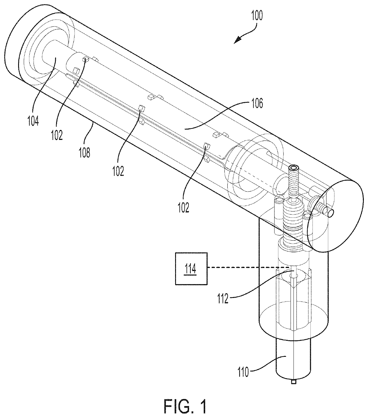 Germicidal door handle