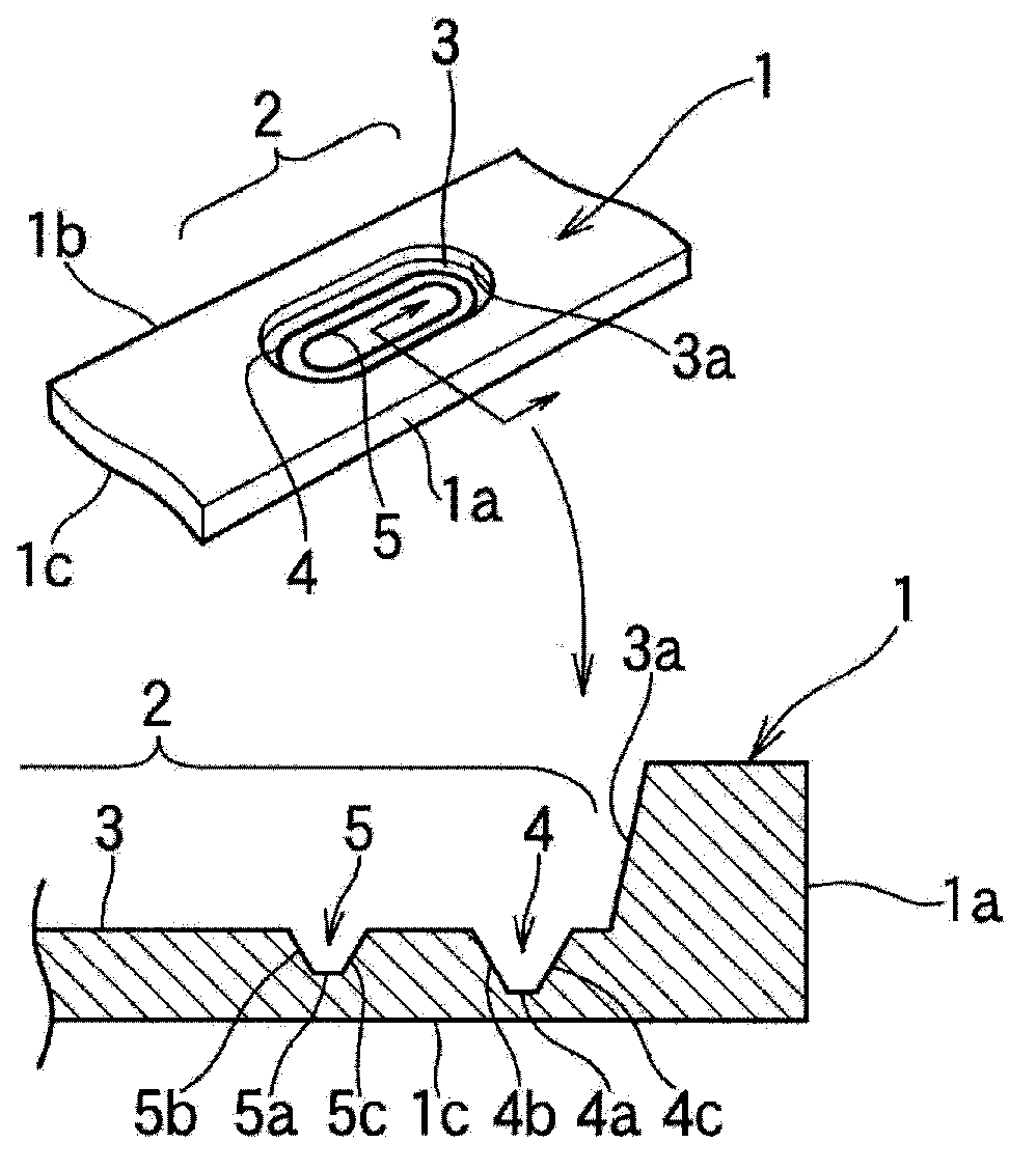 Method for forming the battery case cover and battery explosion valve housing cap