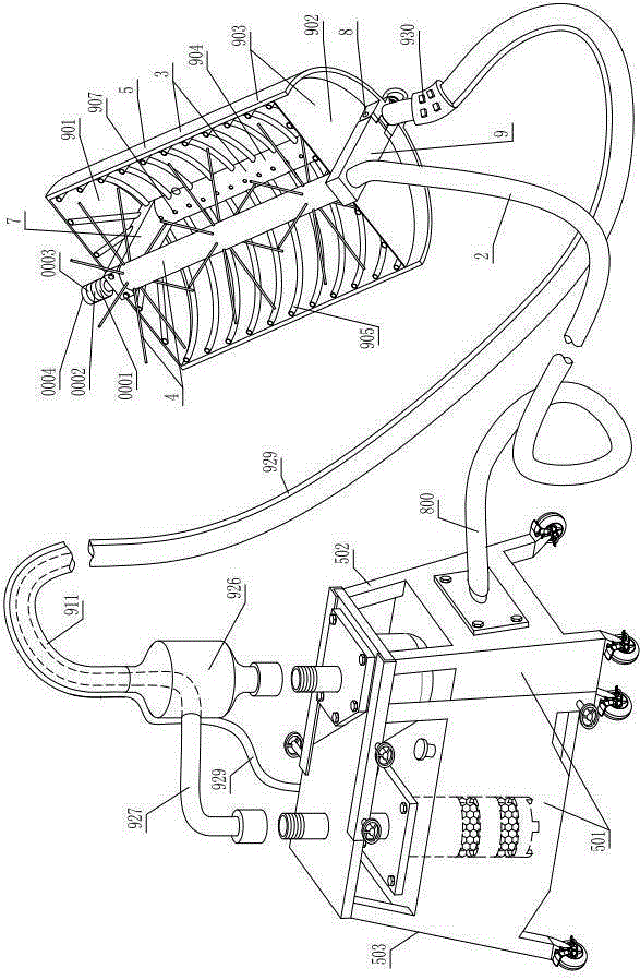 Insulator dust removing device