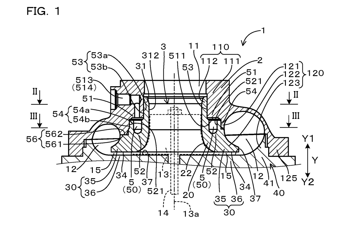 Housing for turbocharger and method for manufacturing the same
