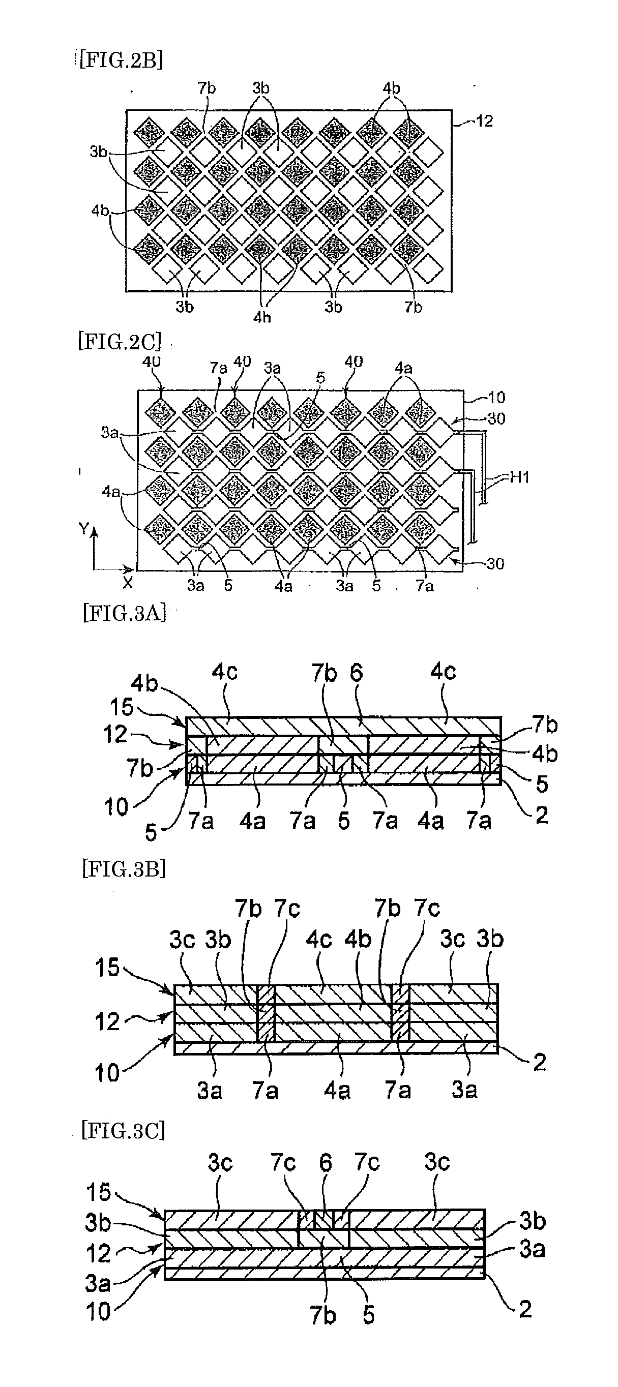 Capacitive touch sensor, manufacturing method therefor, and display device