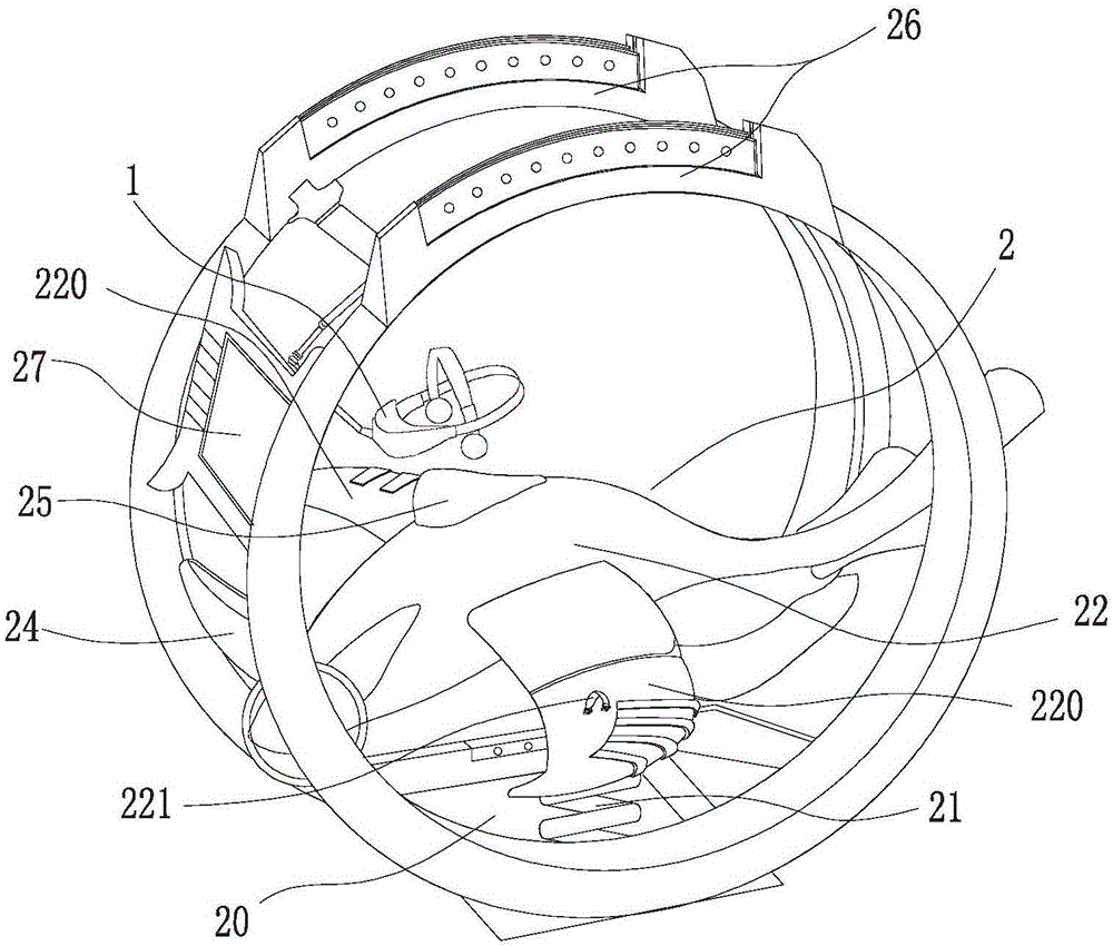 A game machine with multiple somatosensory effects