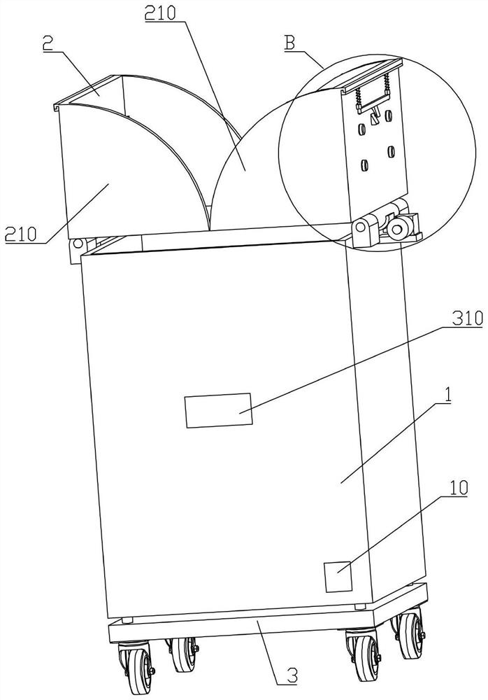 Intelligent medical garbage can and using method thereof
